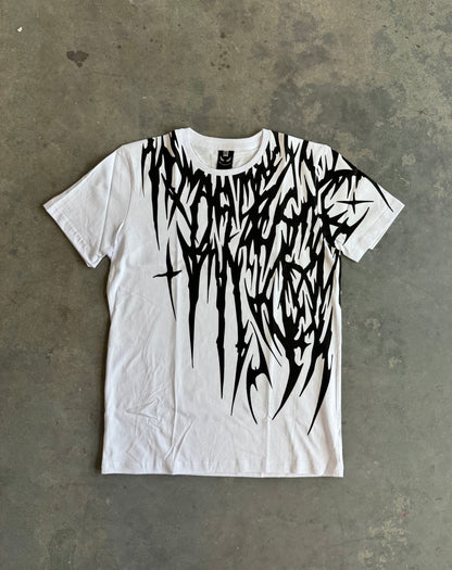 White Cut and Sew Tee