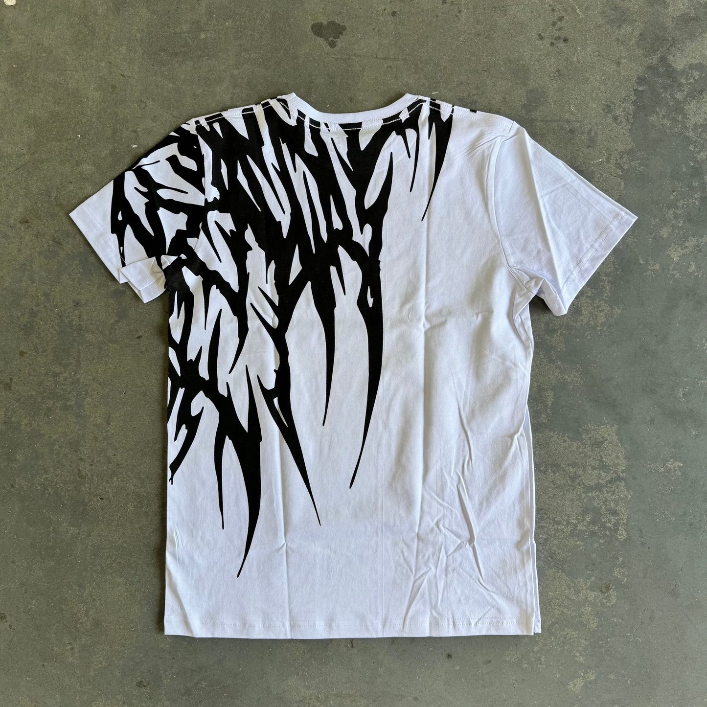 White Cut and Sew Tee