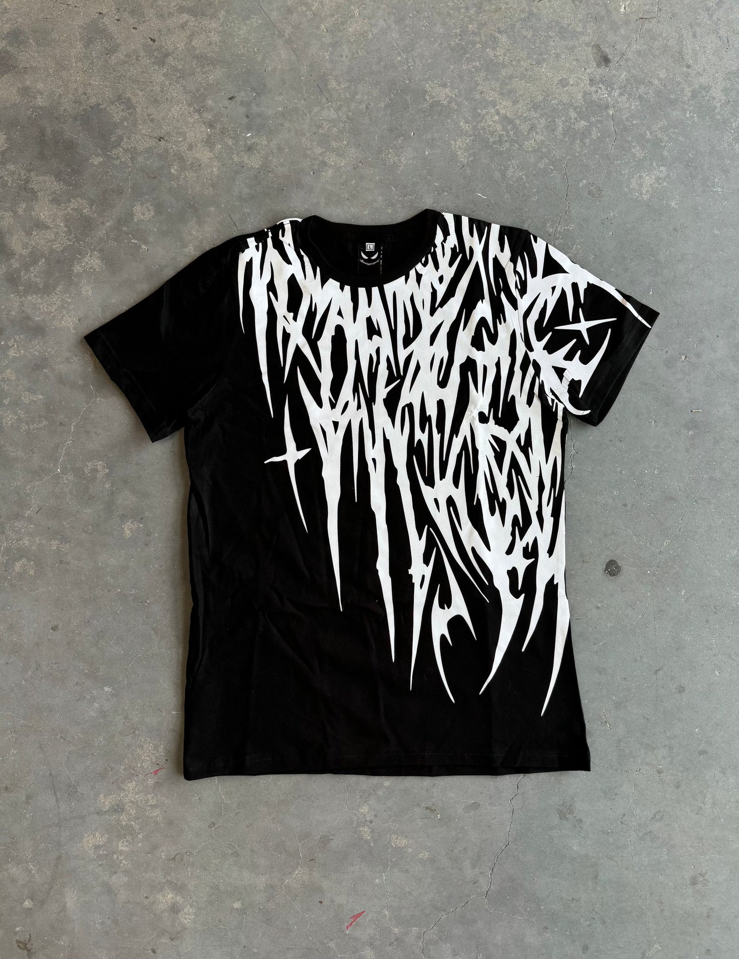 Black Cut and Sew Tee