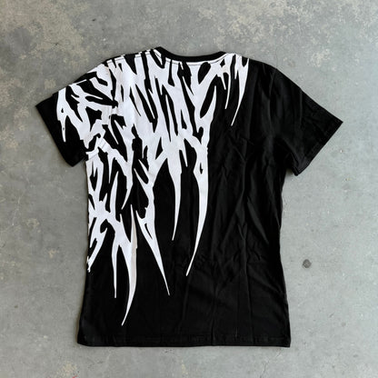 Black Cut and Sew Tee