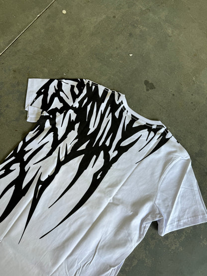 White Cut and Sew Tee