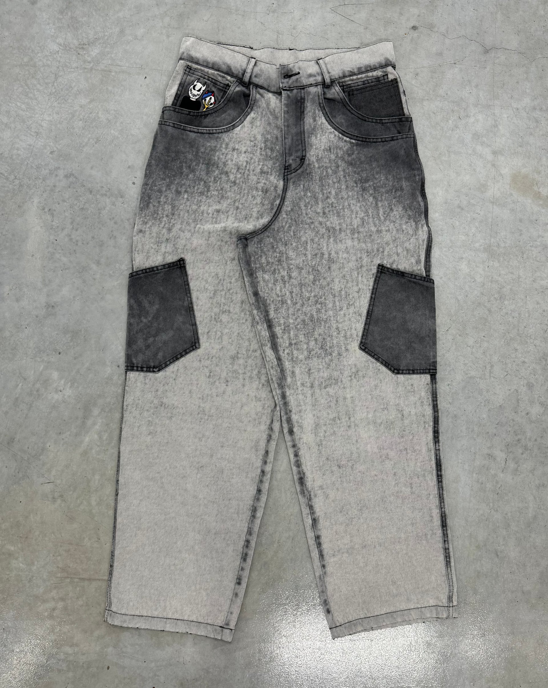 Smoke White Cargo Denim – MISSINGPURPOSE.WTF