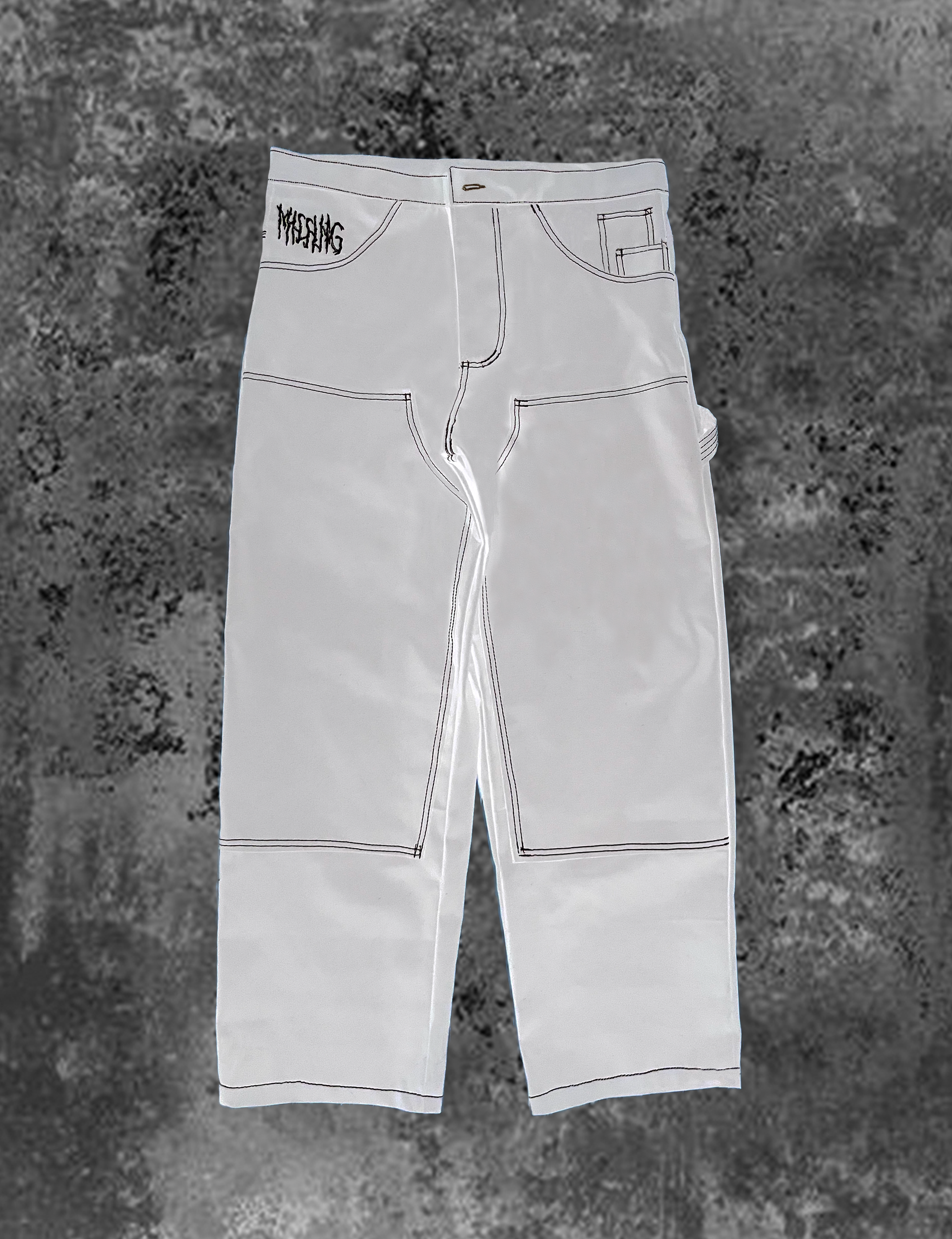 激レアClassic Double Knee Denim Pants White Carhartt WIP Double Knee Denim Pant in White| Homme Essentials