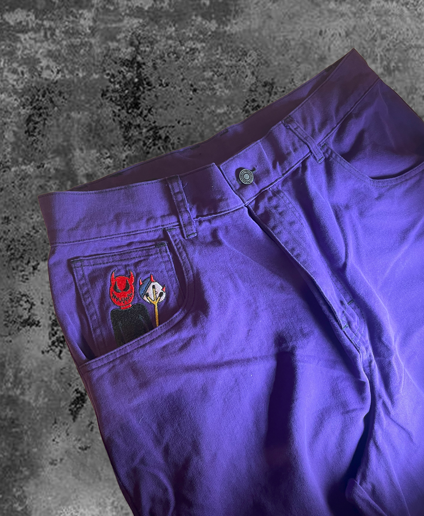 Baggy Purple Denim